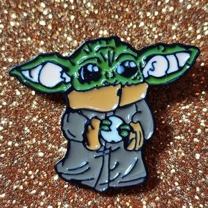 3/$20 The Mandalorian Baby Yoda Holding Frog Egg Enamel Pin